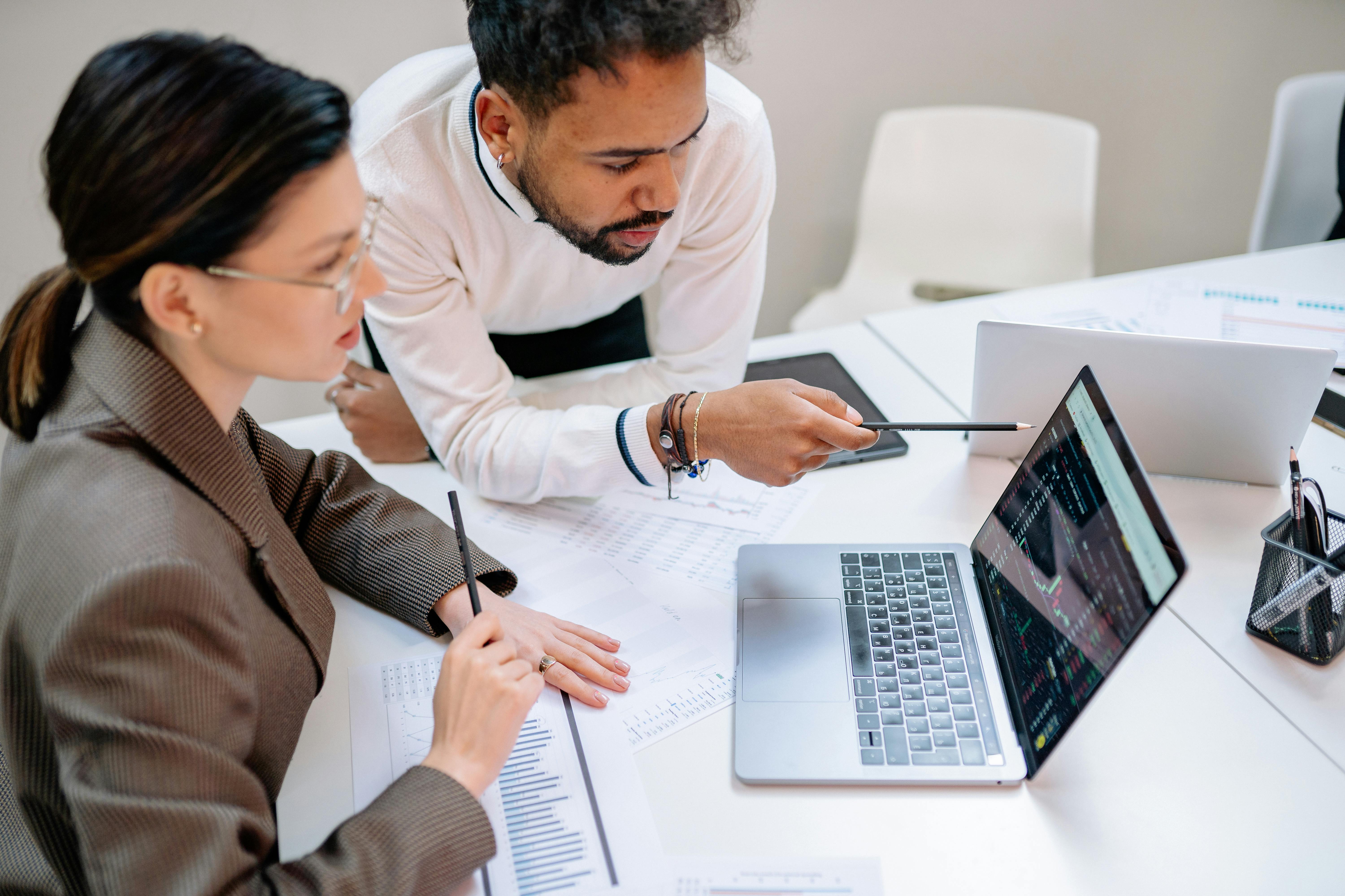 B2B research analyst reviewing panel quality benchmark comparison data